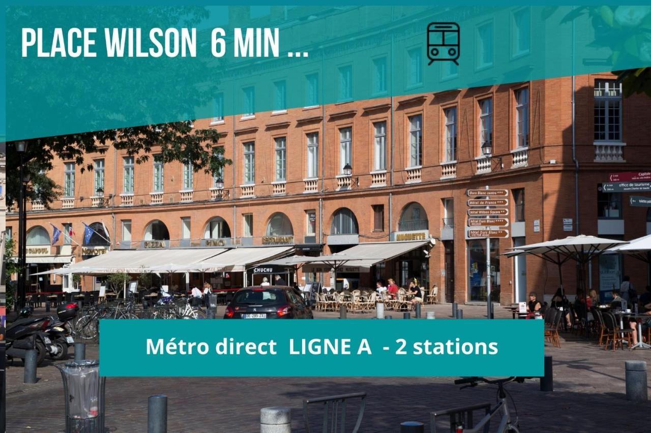 Apartmán Le Jolimont - Toulousecozyflat Centre - Terrasse - Parking - Metro Exteriér fotografie